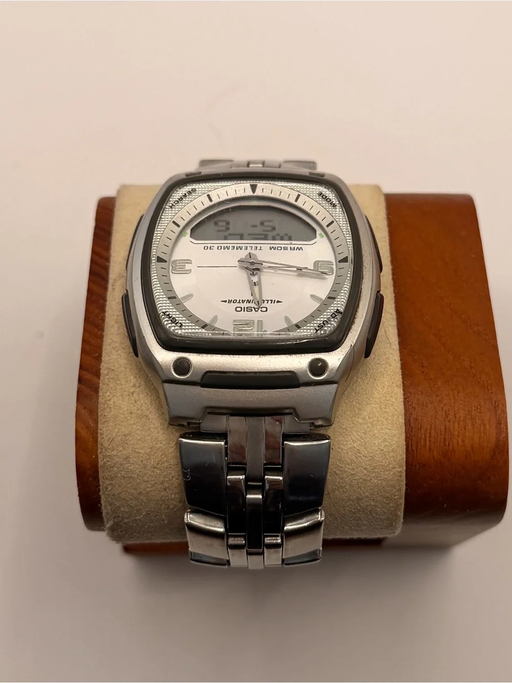 2005 Casio Illuminator, AW-81, Stainless Steel, Analog &‎ Digital Watch